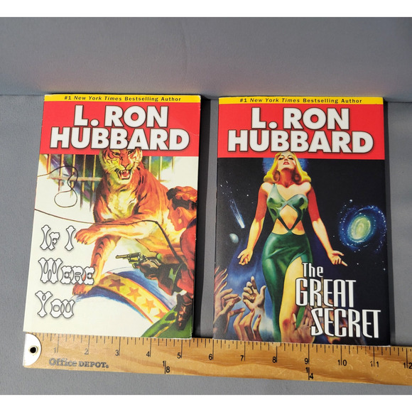 If I Were You L. Ron Hubbard The Great Secret Sci-Fi Fantasy Softcover Book Lot - Picture 10 of 16